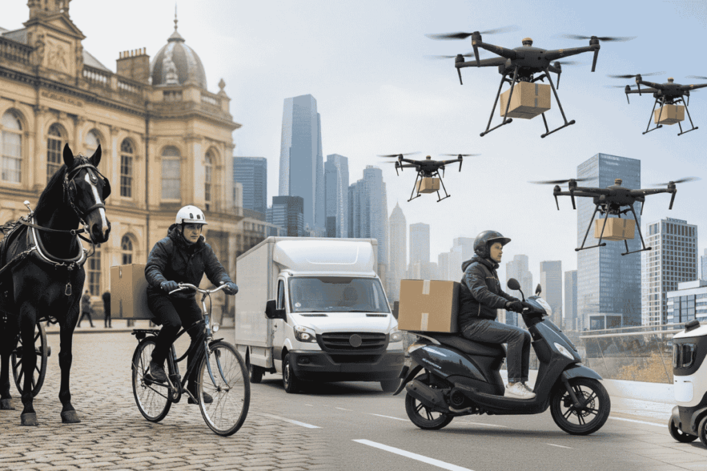 The History of Same-Day Delivery: From Couriers to Drones