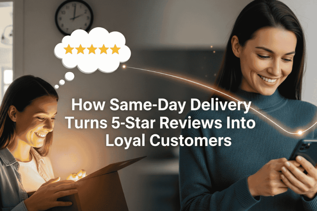 How Same-Day Delivery Turns 5-Star Reviews Into Loyal Customers